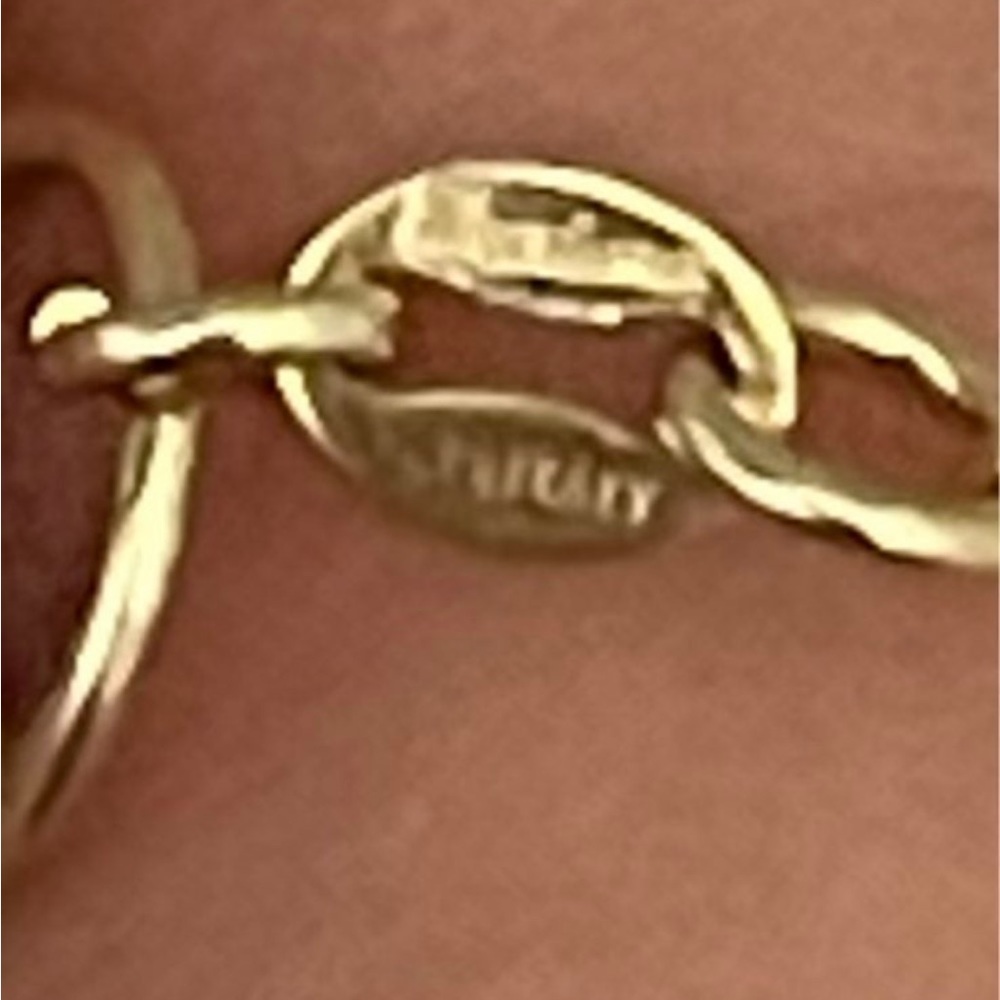 14k gold heart necklace with heart pendant attached - Picture 6 of 10